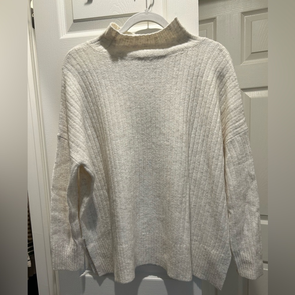 Loft Oversized Mockneck Sweater